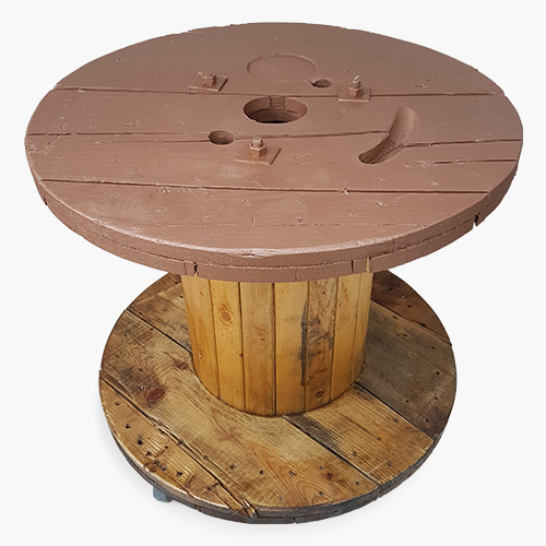 Hen Belachelijk Uitdrukkelijk Houten Kabelhaspel Blank - Stoere houten tafel | Draaiwonen